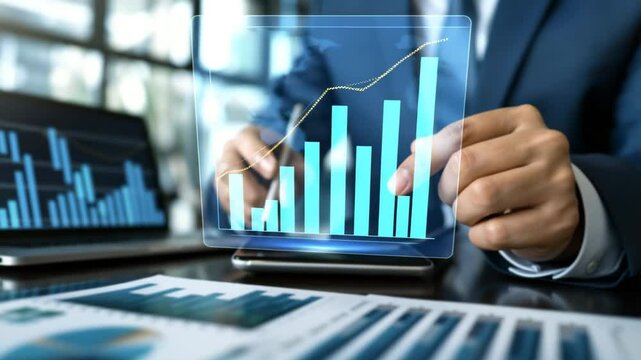 Datenanalyse und Finanzplanung in moderner Gesch&auml;ftsumgebung. K&uuml;nstliche Intelligenz KI