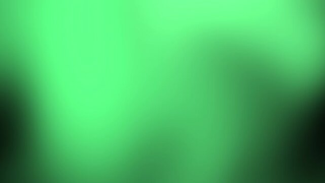 A smooth green gradient background with soft transitions between light and dark shades, abstract texture gradient motion background animation.