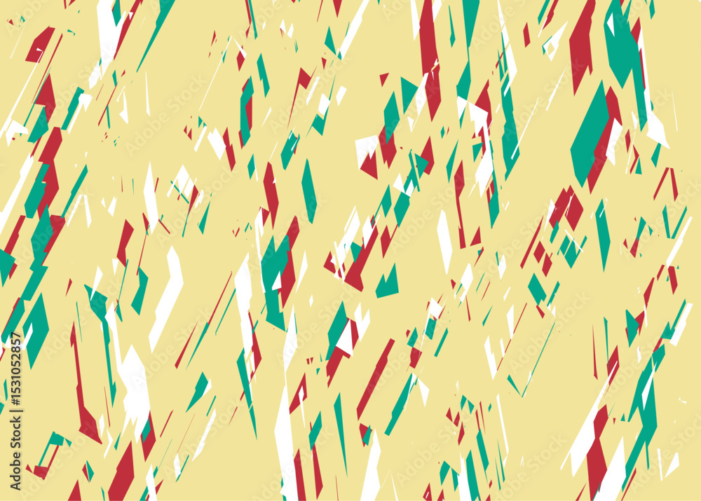 Poster minimalist background with abstract and irregular rough lines pattern. seamless confetti background