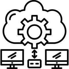 Cloud Migration Icon