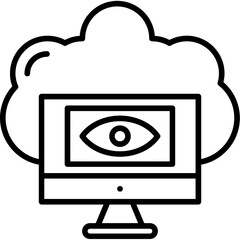 Cloud Monitoring Icon