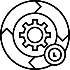 Data Lifecycle Management Icon