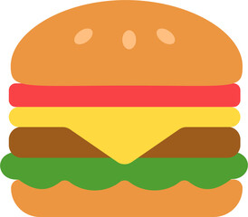 fast food hamburger