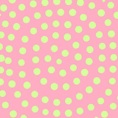 seamless wallpaper or background of polka dots. Made in eps.