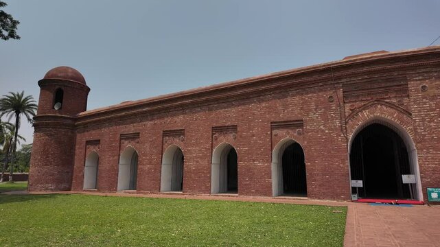 Sixty Dome Mosque or Saith Gunbad Masjid, Khulna Division, Bagerhat, Bangladesh