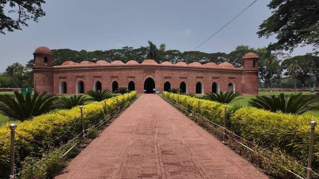 Sixty Dome Mosque or Saith Gunbad Masjid, Khulna Division, Bagerhat, Bangladesh