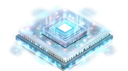 Abstract illustration of a CPU