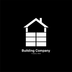 minimalist house logo,construction logo,vector logo