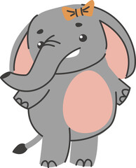 Adorable Baby Elephant Drawing