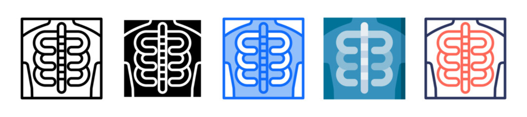 X-Ray Film Icon Multiple Style