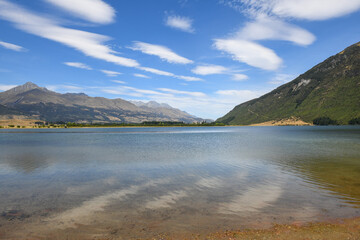 View at Diamond lake of Lord of the ring movie in New Zealand