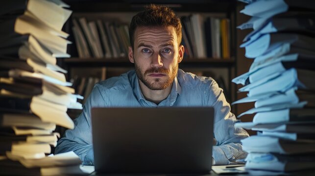 IT expert using software to improve data hygiene and system organization.