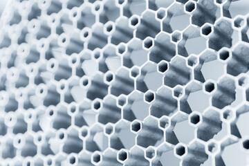 Innovative 3d-printed metal hexagonal structures using cnc technology for nuclear fuel cells in...