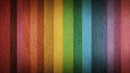 rainbow stripe background with textured grain effect, retro mood