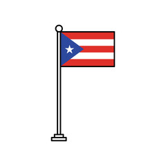 National Flag of Puerto Rico