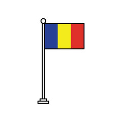 National Flag of Chad
