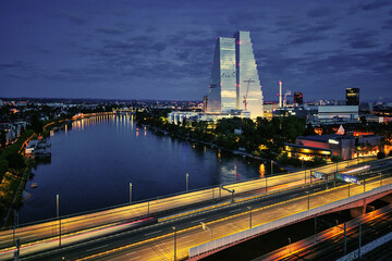 Schweiz, Basel, Baselstadt, ESC, Rhein, Basel-City, M&uuml;nster, Altstadt, Morgen, Morgenstimmung, Morgenrot, Sonnenaufgang, Rheinknie, Dreil&auml;ndereck, Mai, Juni, Fr&uuml;hsommer, Sonne, Sonnenaufgang, Fr&uuml;h, 