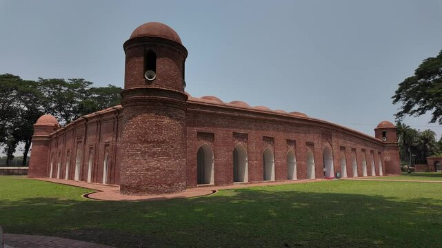 Sixty Dome Mosque or Saith Gunbad Masjid, Khulna Division, Bagerhat, Bangladesh