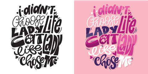 Fancy hand drawn doodle lettering quote. Lettering for t-shirt design, mug print, bag print, clothes fashion. 100% hand drawn vector image.