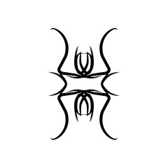 Abstract Geometric Symbol on white Background