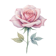 Elegant pink rose bloom garden setting floral artwork natural environment close-up perspective beauty concept