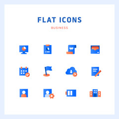 Fototapeta na wymiar 07_R_flat_twotone_business_02