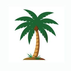 vector illustration of palm trees