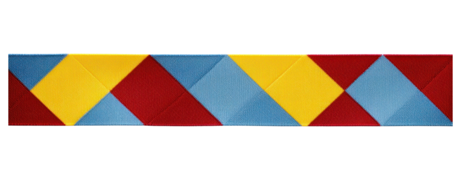 PNG Argyle pattern adhesive strip yellow blue red. - Powered by Adobe