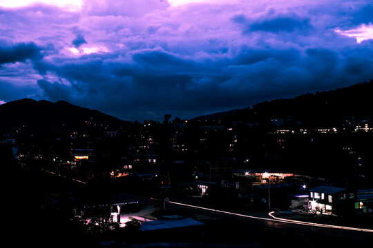 Rainy Healy cloud  above  banepa city