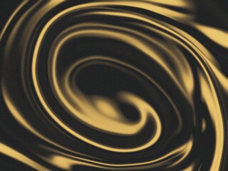 Abstract Swirling Gold and Black Liquid Elegant Design Texture Background