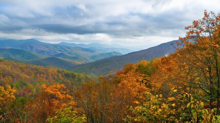 Autumn Mountain Distant View: Unveiling the Serene Tapestry of Seasonal Landscapes, Cultural Symbolism, and Natural Aesthetics in Scenic Overlooks and Panoramic Vistas