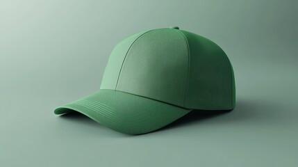 blank green cap mockup for design presentation mockup or print advertising