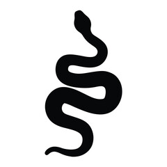 black snake vector illustration