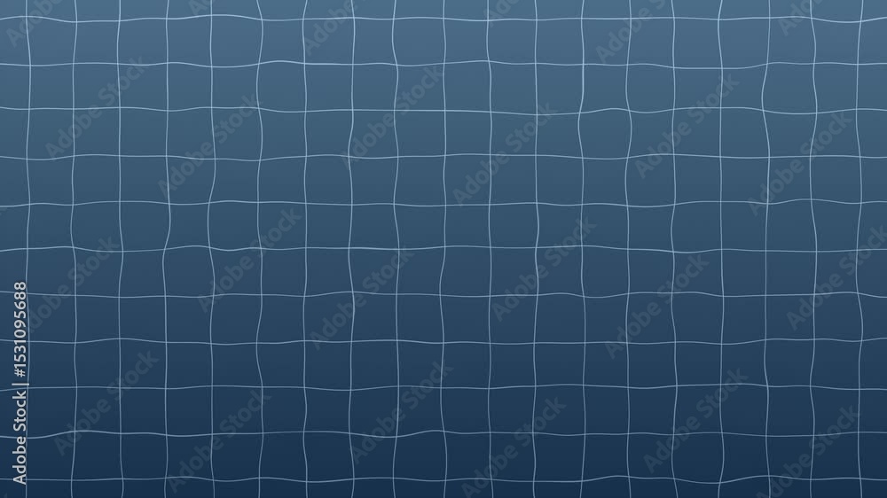 Poster loop blue background with wavy grid pattern, minimalist modern texture