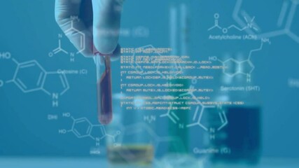Chemistry Programming Molecular Laboratory Research Science Code Test Tube Chemical - Powered by Adobe