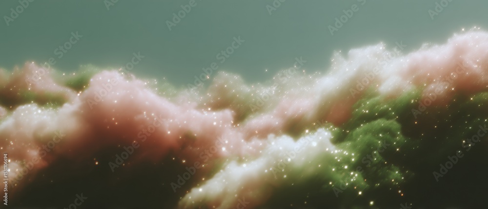 Aufkleber Futuristic Lidar Digital Wave Patterns with Glowing Particles on Dark Background Highlighting Neural Network AI Data Flow for Tech Marketing