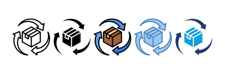 Product Lifecycle Icon Element For Design