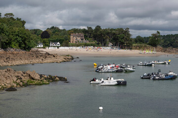 Obraz premium Névez, Port Manec’h, Raguénez, Névez, 29, Finistère, France