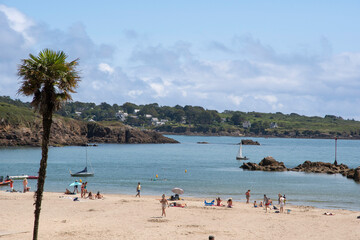 Obraz premium Névez, Port Manec’h, Raguénez, Névez, 29, Finistère, France