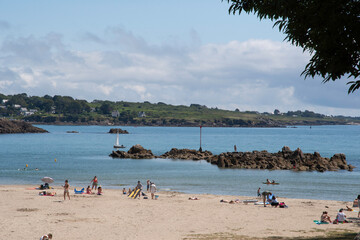Obraz premium Névez, Port Manec’h, Raguénez, Névez, 29, Finistère, France
