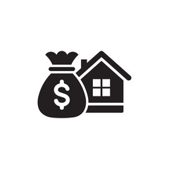 Money Bag with House