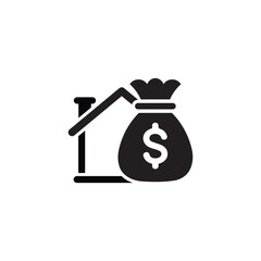 Money Bag with House