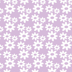pastel color floral seamless pattern design
