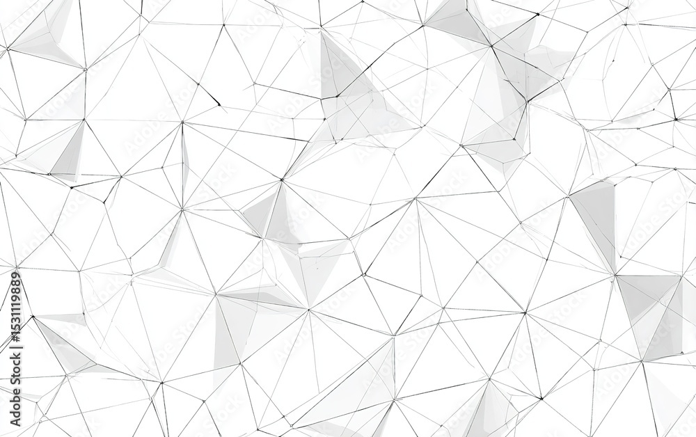 Poster white polygonal abstract background for modern design and technology presentation backdrop template