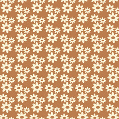 pastel color floral seamless pattern design