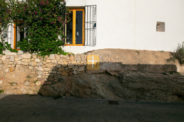 The old quarter of Puig de Misa in Santa Eulalia des Riu on the island of Ibiza.