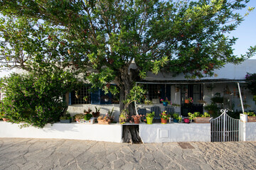 The old quarter of Puig de Misa in Santa Eulalia des Riu on the island of Ibiza.