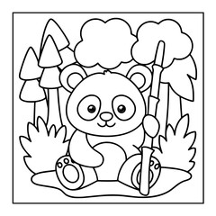 Naklejka premium black and white coloring pages