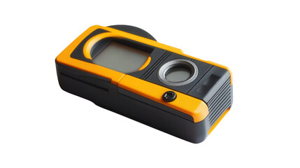 Folding laser distance measurer, Transparent background, PNG file