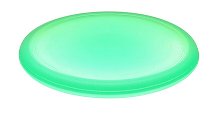 Glow-in-the-dark frisbee golf disc, Transparent background, PNG file